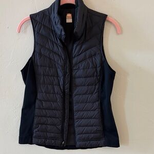 Lucy Women's Black Quilted Vest